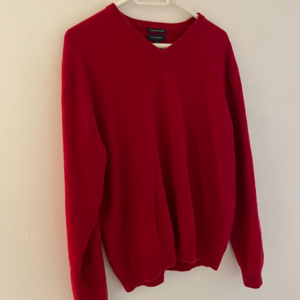 Red Cashmere Sweater